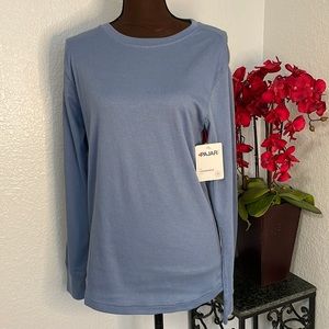 NWT Pajar Canada Blue Loungewear Thermal Long Sleeve Top S